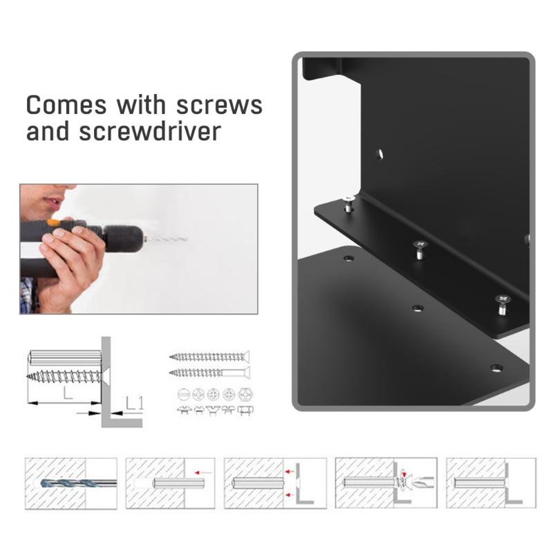 Anti-Scratch Game Rack for Series X Console Wall Mount Includes Dry Wall Screws Anchors Wall Holder