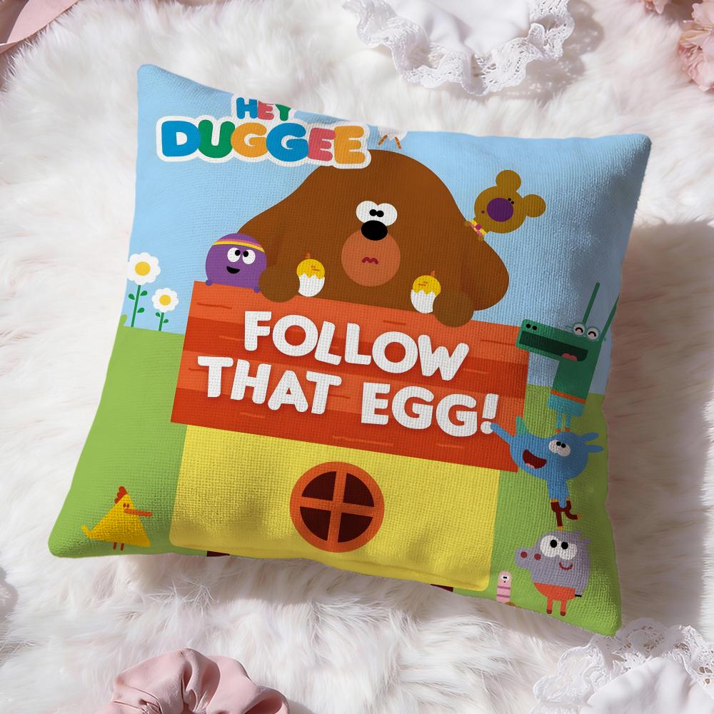 

Милая мультяшная наволочка Хэй Duggee Премиум-комфорт Двусторонняя наволочка - Дизайн «Два в одном» для любой комнаты и салона автомобиля 30cmx30cm