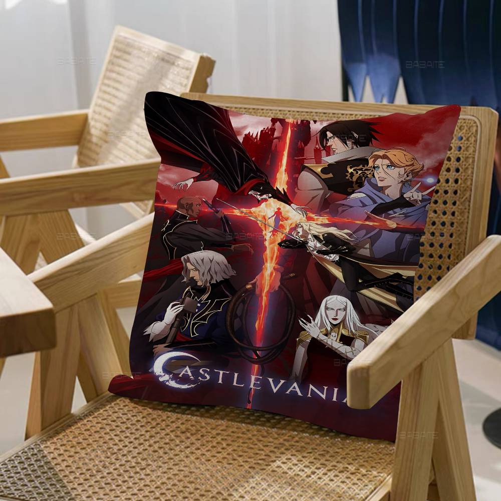Anime Game C-Castlevania Maple Design Cushion Cover Happy Autumn Harvest decor Holiday Decorati Pillow Cover