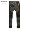 Pantaloni Softshell Unisex pentru Exterior, Rezistenți la Vânt, Călduroși, pentru Drumeții - Impermeabili, Respirabili, cu Fleece, pentru Toamnă și Iarnă