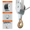 Polyethylene Manual Lifting Device with Zinc Alloy Hook & 270 Degrees Rotatable Rope Pulley