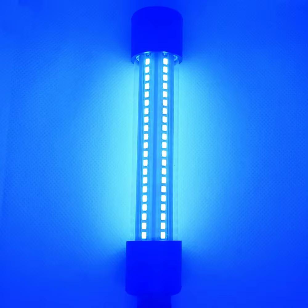 5M LED Dalgalı Balıkçılık Işığı Derin Suya İndirilebilir Sualtı Balık Çekici Yem Bulucu Lamba 50W 12-24V Kalamar Çekici Lamba IP68