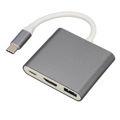 3 In 1 USB C Hub USB C To USB3.0 USB C High Definition Multimedia Interface Multiport Hub for Windows for OS