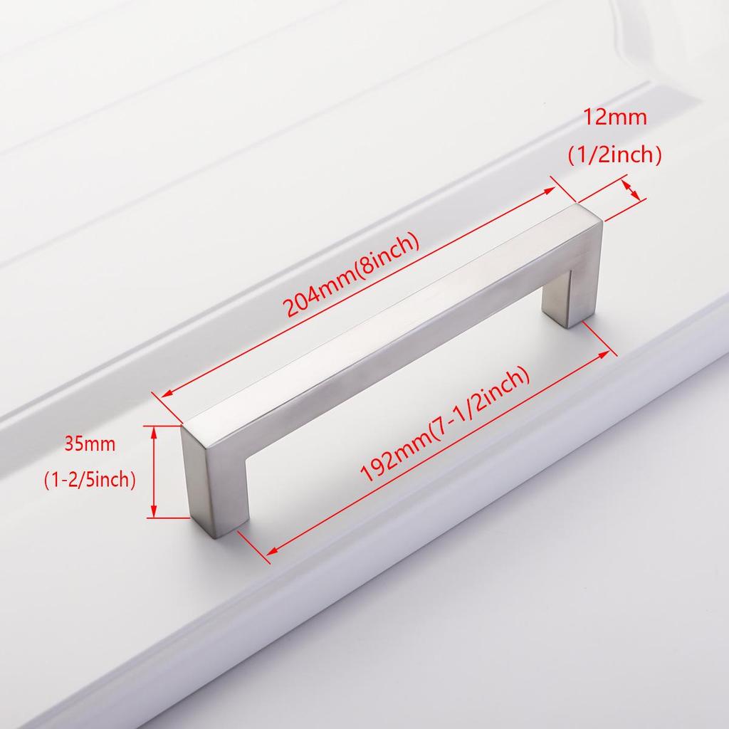 Brushed Gold & Black Stainless Steel Drawer Handle for Cabinets and Wardrobes