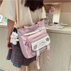 New Two-Piece School Bag Large-Capacity Shoulder Bag Backpack