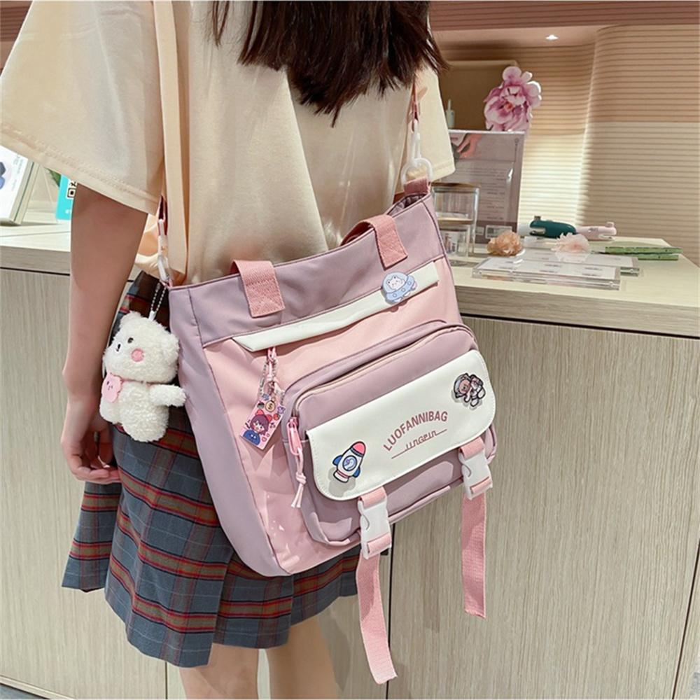 New Two-Piece School Bag Large-Capacity Shoulder Bag Backpack