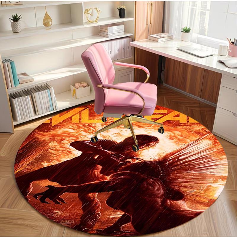 The Evil Dead Print Round Rug, Washable Floor Carpet, For Entryway Dorm Laundry Room Office Study, Home Decor Birthday Christmas Gift