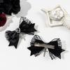 Love Heart Bowknot Hair Clip With Secure Grip For Women Girls Elegant Nonslip Barrettes Hair Accessory