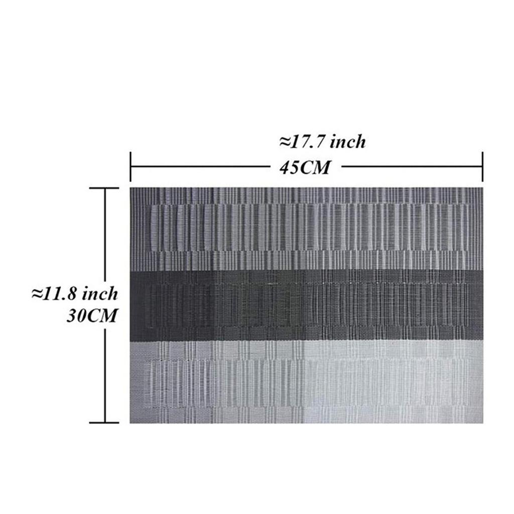 Party Placemat Woven Washable Dining Table Mat Multifunctional Place Mat for Farmhouse Restaurant Home Desk Dinner Plate