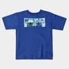 Boys Girls Soft Cotton Graphic Tees Work Friends Breathable Daily School Wear Kids T-Shirts