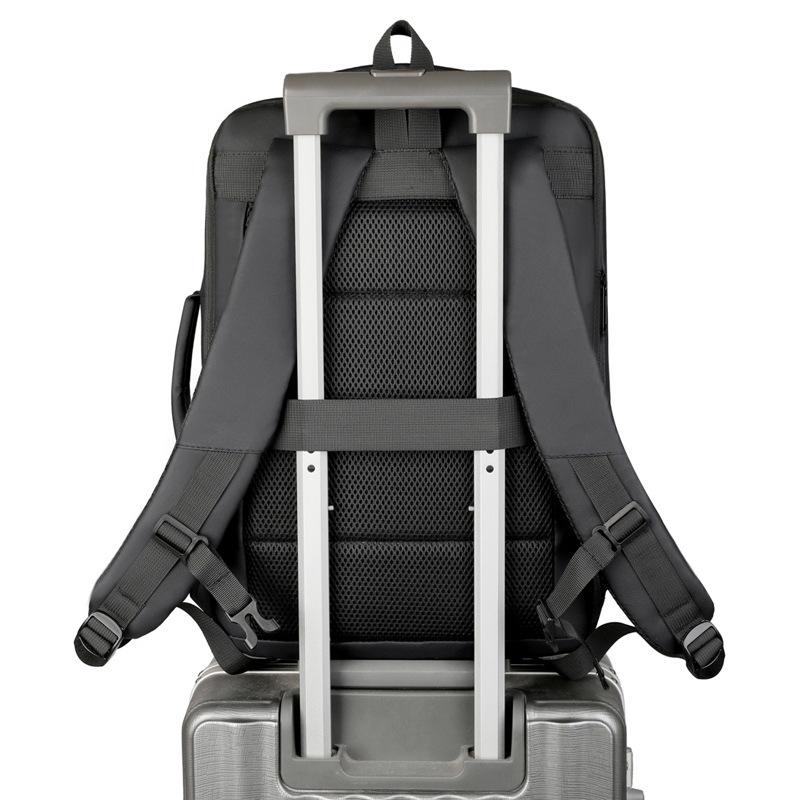 TS JYL laptop bag,Men Business Travel Backpack Large Laptop Simple Commuter School Bag