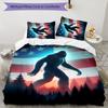 Set Biancheria da Letto Bigfoot 3 Pezzi Copripiumino Chiusura Include 1 Copripiumino e 2 Federe per Tutte le Stagioni Camera da Letto Casa Arredo Stanza del Dormitorio