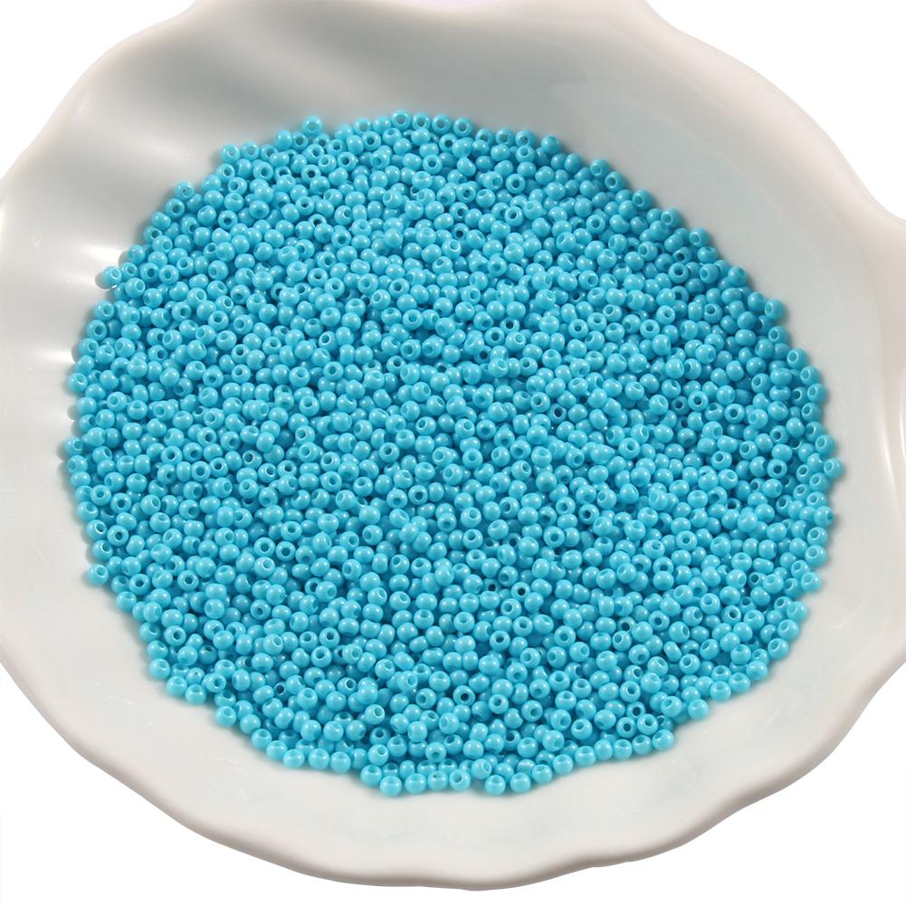 2000 τμχ/παρτίδα 2 χιλιοστών Τσέχικη γυάλινη χάντρα Γούρια Miyuki Round Loose Spacer Beads for Needlework Jewelry Making Diy Bracelet Earrings