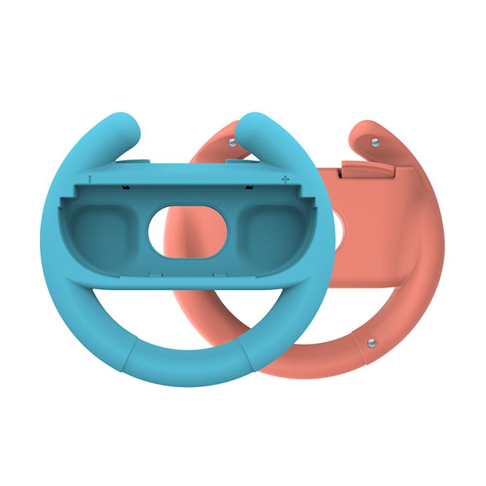 

2 Pcs Racing Steering Wheels for Nintendo for Switch 2 Joy-con Controller Left Right Game Steering Wheel Handle Stand Holder