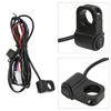 Motorcycle Handlebar Control Switch Waterproof LED Spotlight Switch Harness DC 12V for ATV Dirt