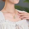 Women's High-End Jade Clavicle Pendant Necklace – Light Luxury Niche Design