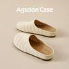 Augustine Woven Bag Head Half Slippers Women's New Summer Thick-soled Outer Wear a Pedal Casual Cool Slippers