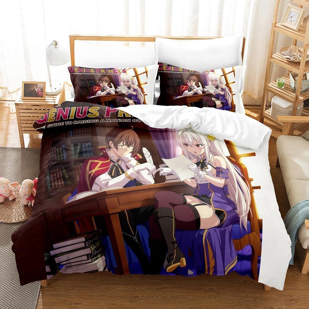 3D Printing Anime The Genius Prince's Bedding Set Single Twin Full Queen King Size Bed Set Adult Kid Bedroom Duvet Cover Sets