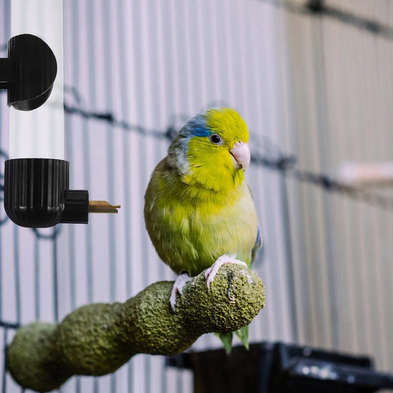Automatic Bird Water Dispenser Large Clear Bottle Hanging Cage Design Parakeet Parrot Water Feeder Drinkers Parakeet Dispenser