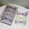 Hohlförmige Brille in Schmetterlingsform Damen Stilvolle Cat-Eye-Fassung Optische Fassung mit Blaulichtfilter Trendiges Markendesign Dekor Brille