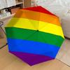 1 Stück Regenbogenflagge Auto-Regenschirm Langlebiger Eisenrahmen & Kunststoffgriff, Geschenk für Männer & Frauen, Stabile Konstruktion y250905183