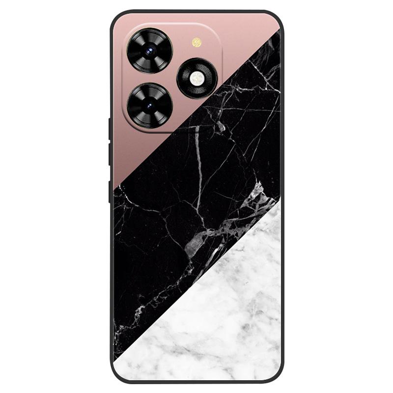 For Infinix Smart 8 Case X6525 Marble Soft Matte Silicone Back Cover For Infinix Smart 8 Pro Smart8 Plus Full Coverage Shell