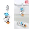 Authentic Charm copper Penguin Rabbit Blue Pendant Dog Animal Koala Bead Charms Compatible With Bracelets Accessory Gift Jewellery Diy Women