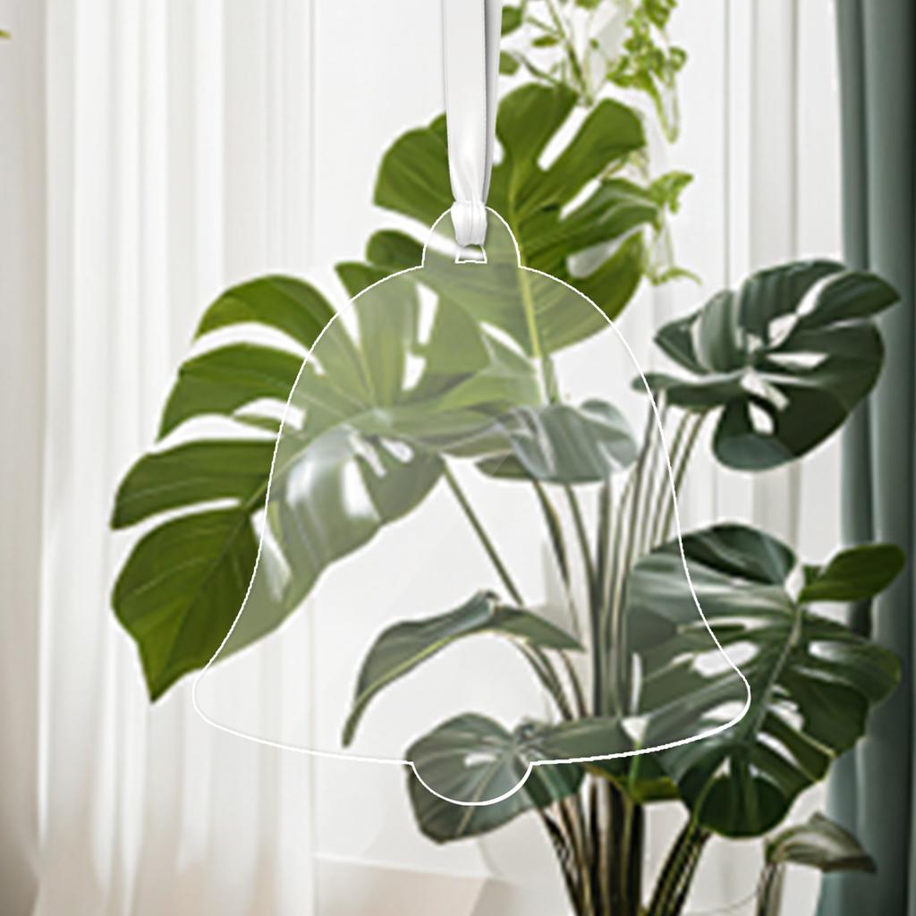 Decorative Snowflake-Patterned Perforated Blank Transparent Acrylic Sheet for Holidays