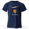 Joke The Breakfast Printed Unisexs TShirt 100 Cotton Oversized Funny Graphic Tees for Unisex Summer Tops