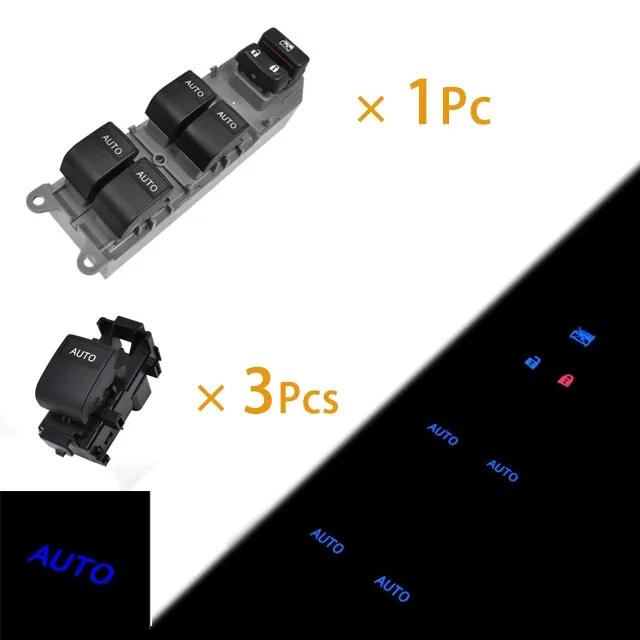 

Upgrade Modify Power Window Switch Glass Lifter Controler with All Auto Button Backlight for Toyota RAV4 Corolla Yaris 2005-2015 синий
