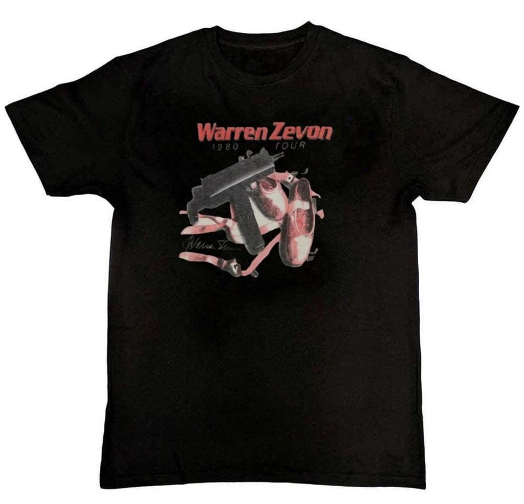 Warren Zevon 1980 Tour Signature Graphic Mens T-Shirt S-4XL