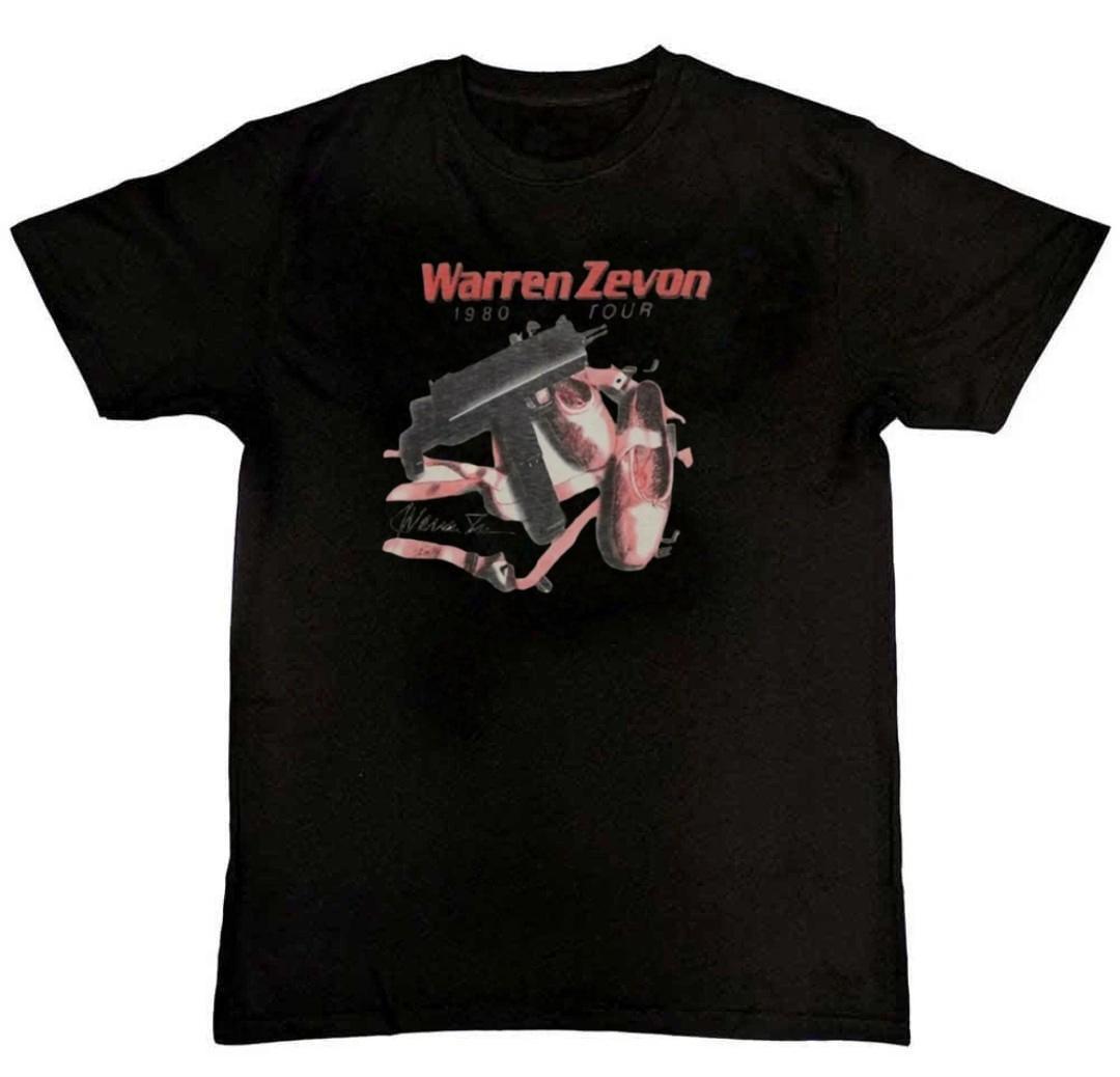 Warren Zevon 1980 Tour Signature Graphic Mens T-Shirt S-4XL M