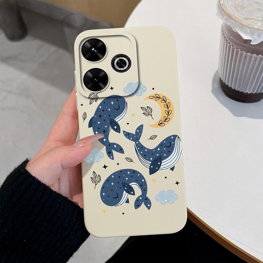 Soft Case For Redmi 13 13C 13X 13R Little Cute Flowers Scratch Resistance Advanced Phone Back Cover For Redmi13 Protective Funda