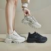 New dad shoes for women, spring student sports running shoes, casual shoes with heightened thick soles