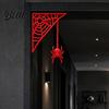 Scary Party Supplies 3D Printed Spider Web Door Corner Decoration for Halloween Party Upside-down Figurine Spooky Upside Down Wall Decor Lightweight