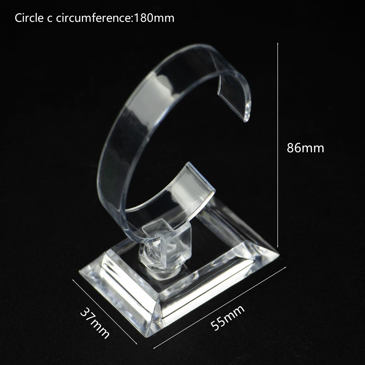 

Wholesale transparent watch display rack C-ring transparent bracket counter display rack watch bracelet display props