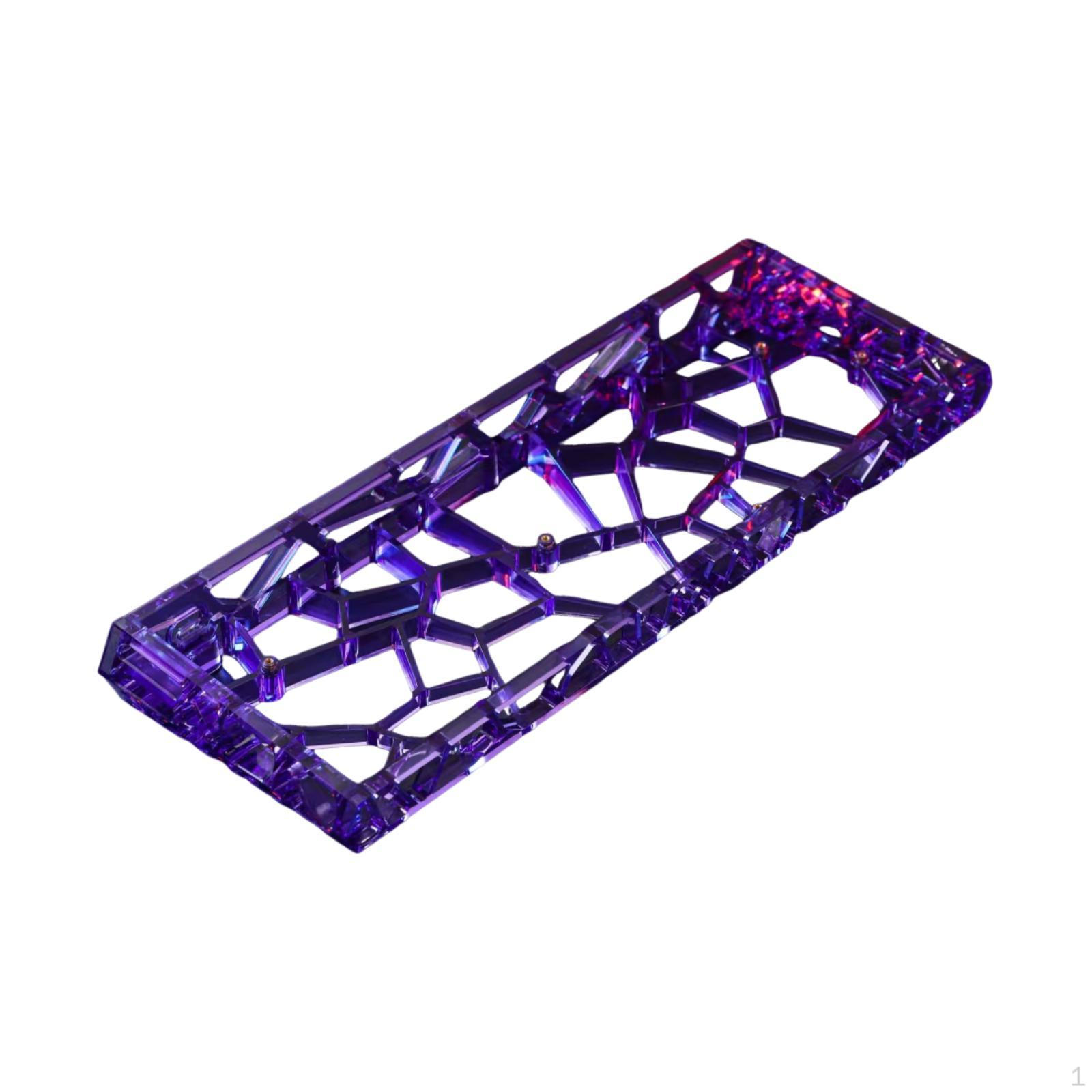 

Hollow Mechanical Keyboard Case Housing Easy to Use Lightweight Replacement фиолетовый
