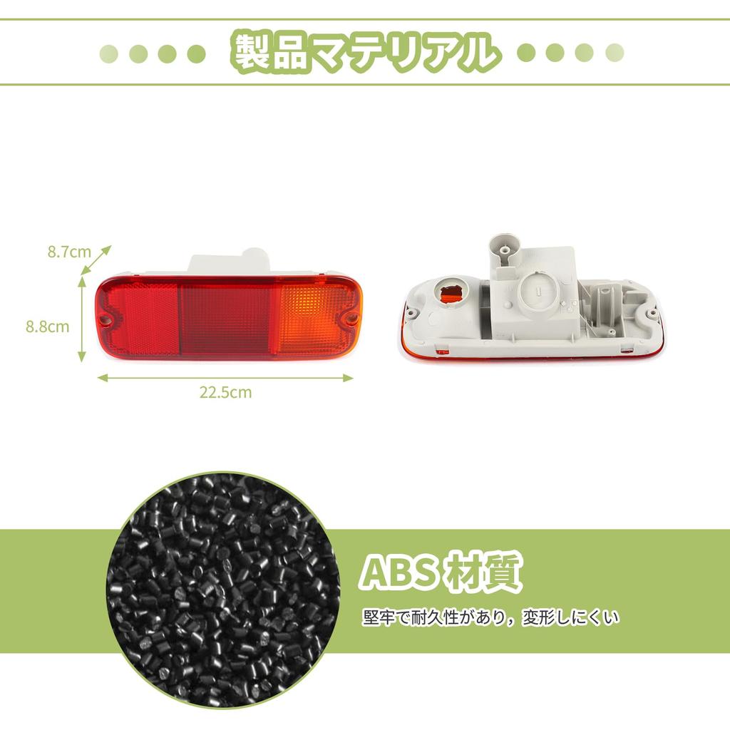 ANTC Rear Fog Lamps for Suzuki Jimny Custom Easy Right Side Lamp Protection JB64W/JB74W, Parts, Installation,