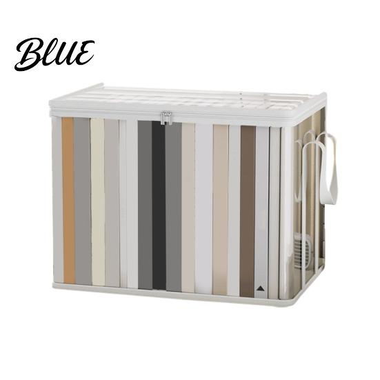Stationery Storage Bag Clothes Bag Transparent Large Capacity Book Organizer with Zipper And Handle Design Portable for Home Dormitory Visible