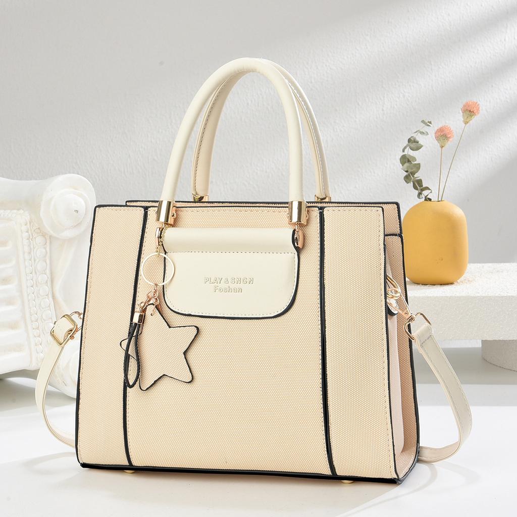New Patchwork Macaron Fashion Crossbody Bag High Appearance Level Temperament Single Shoulder Female Bag Fashion Large Capacity Handbag
