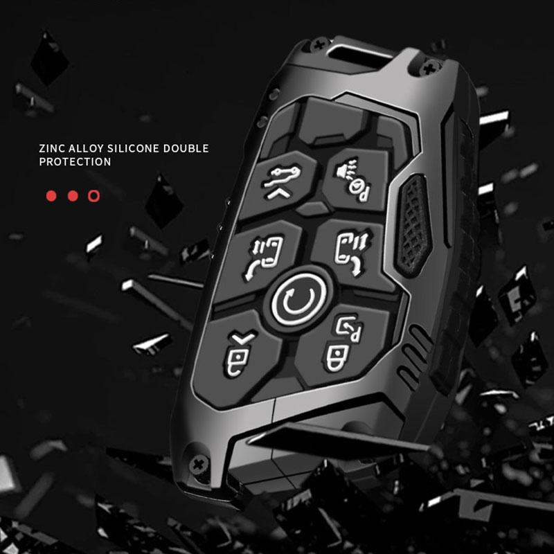 For Gmc Yukon 4/5/6 Button Car Key Cover Case Shell For Chevrolet Tahoe Suburban For Buick Envision S Plus Avenir