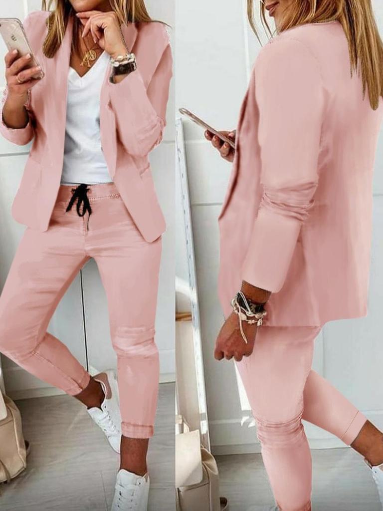 New Casual Fashion Suit Women's Suit Set