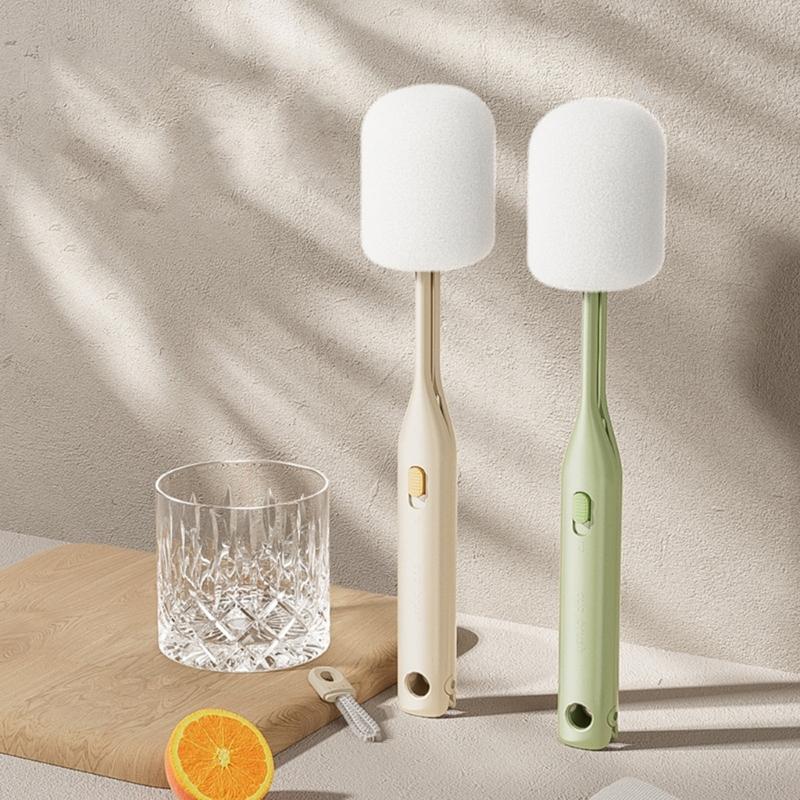 Space Saving Hangable Cup Cleaning Tool With Duals Brush Head Drinkware Scrubber For Office Home And Outdoor Use