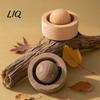 Solid Wood Aroma Diffuser Essential Oil Diffuser, Mini Sphere Shaped Wooden Aromatherapy Small Zero Power Consumption Round for Home Office