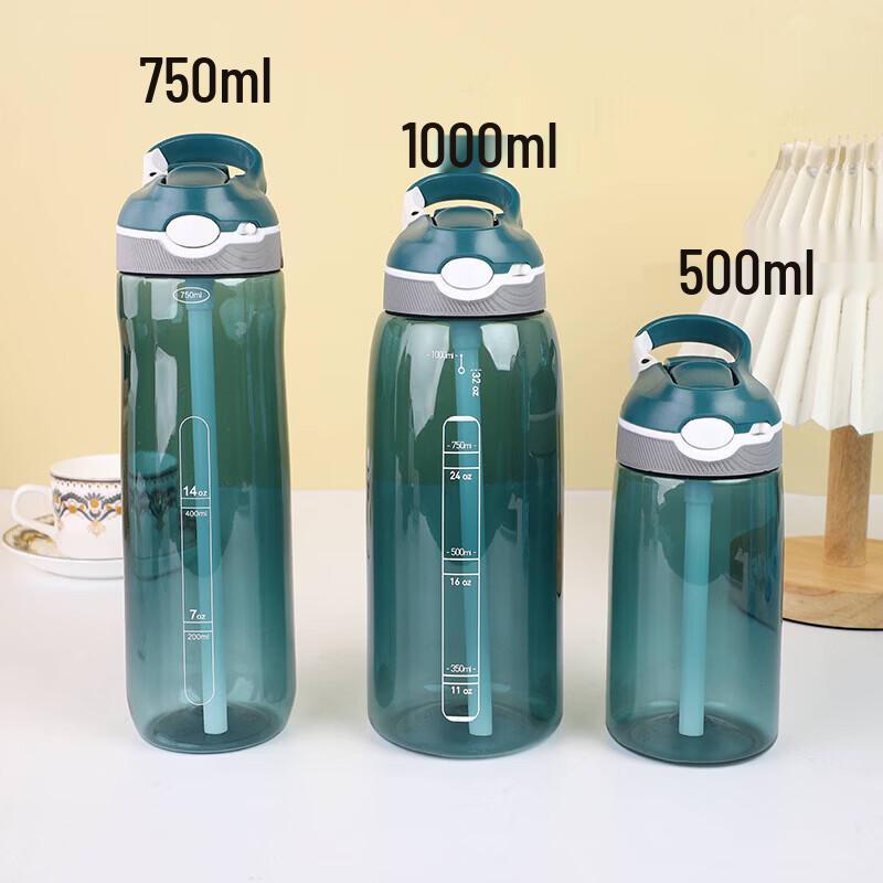 Tri-polar Portable Sport Straw Water Bottle