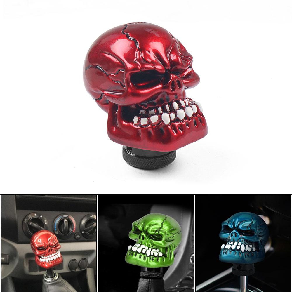 Skull Shift Knob Transmissions Gear Shifter Stick Handle For Most Manual Automatic Cars Truck SUV