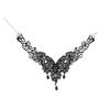 Pendant Lace Flower Necklace Tassel Halloween Clavicle Choker Cool Halloween Necklace  Party