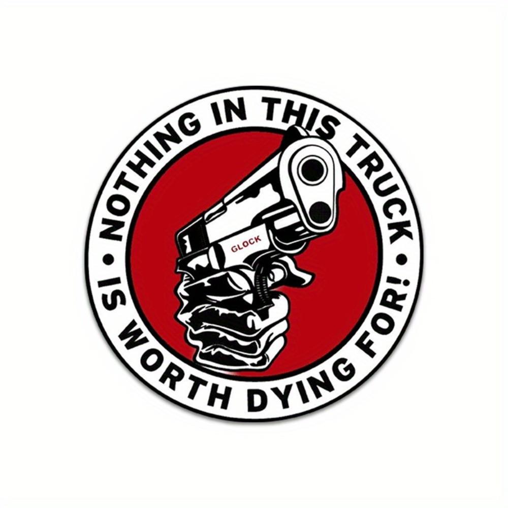 

1 шт. 2d Плоский Ничто в этом грузовике не стоит того, чтобы за него умирать - Деревянная табличка на окно - 20 см для автомобилей, ноутбуков