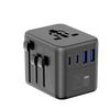 Compact Universal Travel Adapter High Speed Multi-Port Charging Station  Worldwide Travel