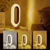 With Control and Night Light for Bedroom Nightstand Desk Home Decor